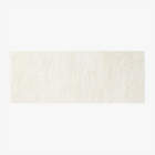 Brooks Ribbed Organic Cotton Warm White Bath Towel