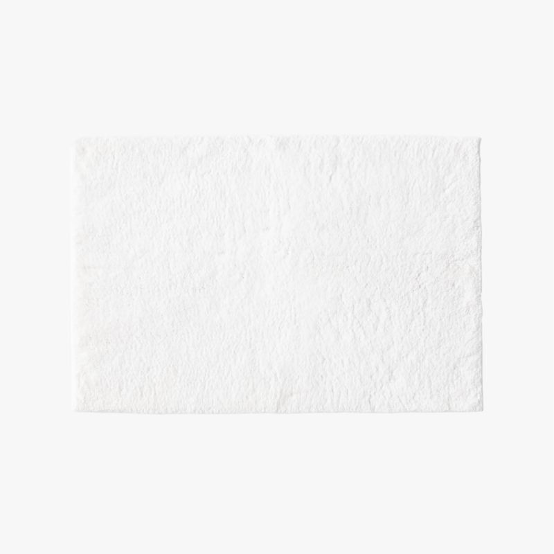 View Brooks Organic Cotton White Bath Mat 24"x36" details