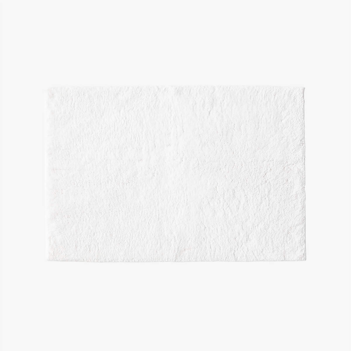 Chase Organic Cotton White Bath Mat 24"x36" + Reviews CB2 Canada