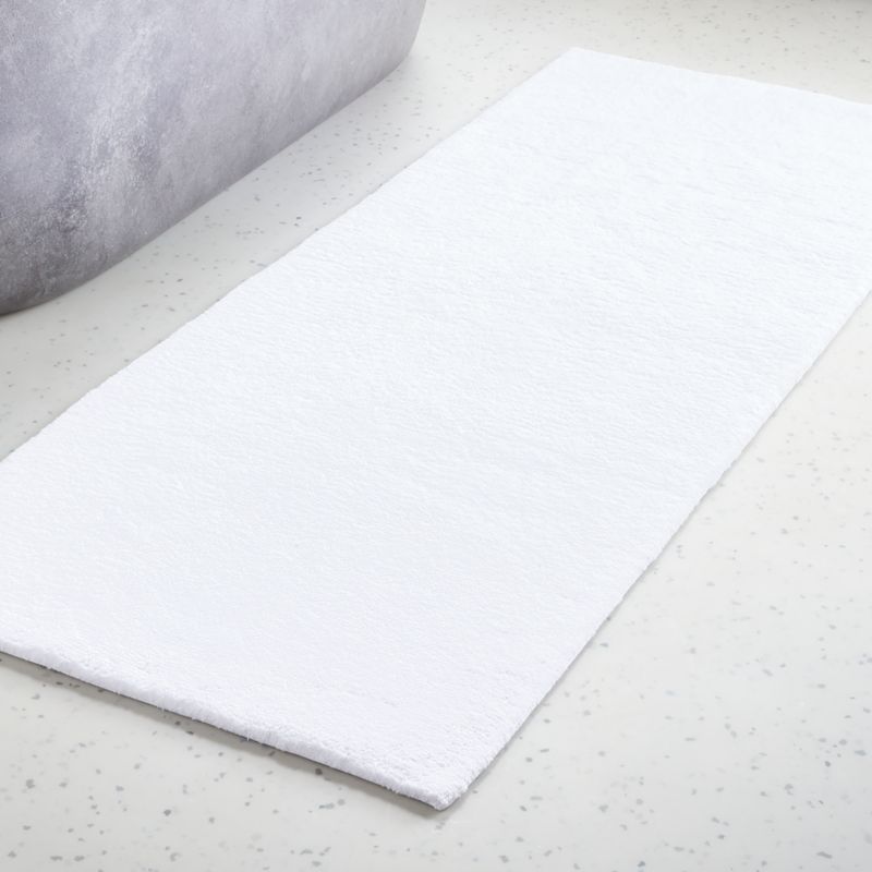 Chase Organic Cotton White Bath Mat 24x36 + Reviews