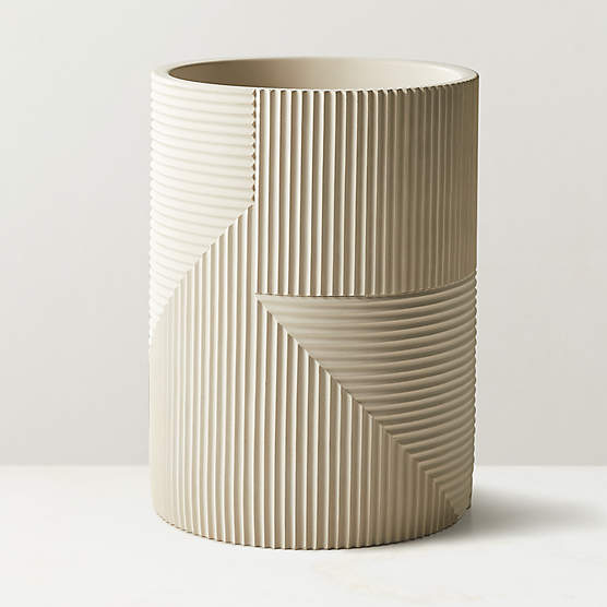 Chelsea Cement Wastebasket