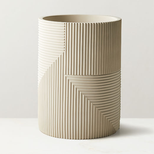 Chelsea Cement Wastebasket
