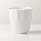 Contemporary Espresso Cups 4oz White Ceramic and Natural Cork Espresso Cups  Set of 4 Stackable 