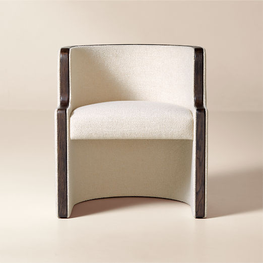 Chester Warm White Performance Linen Dining Chair