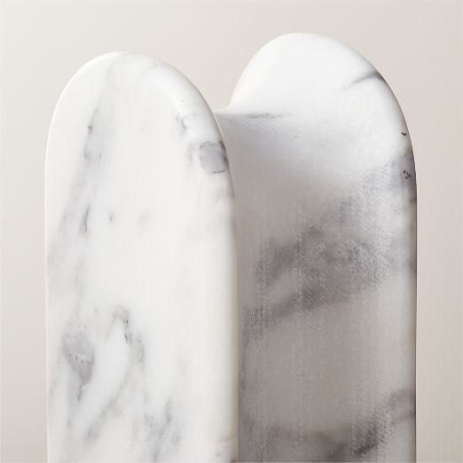 Chez White Marble Headphone Stand