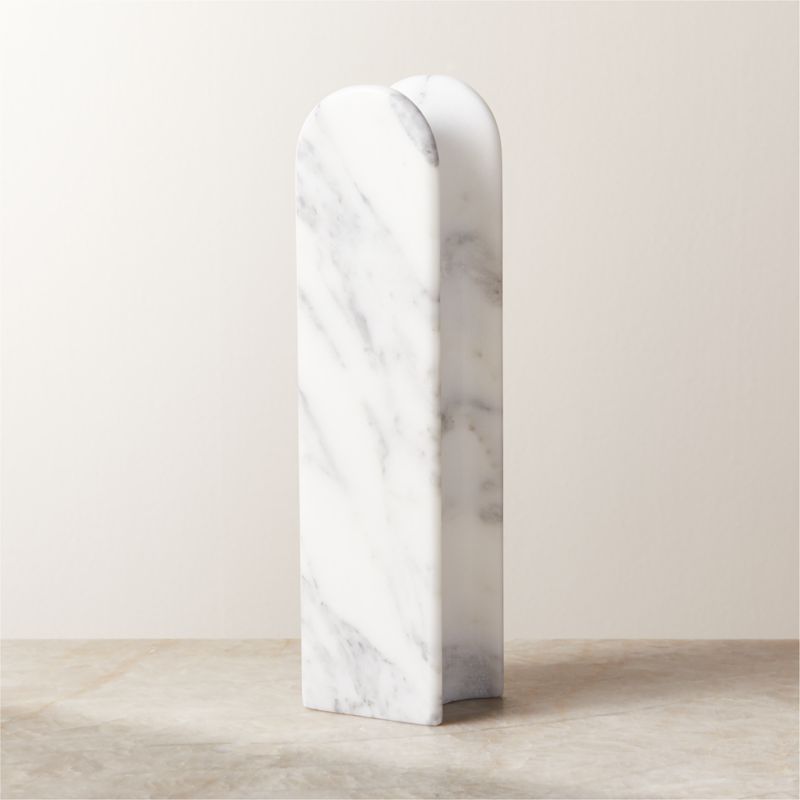 Chez White Marble Headphone Stand - image 0 of 4