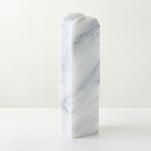 Chez White Marble Headphone Stand