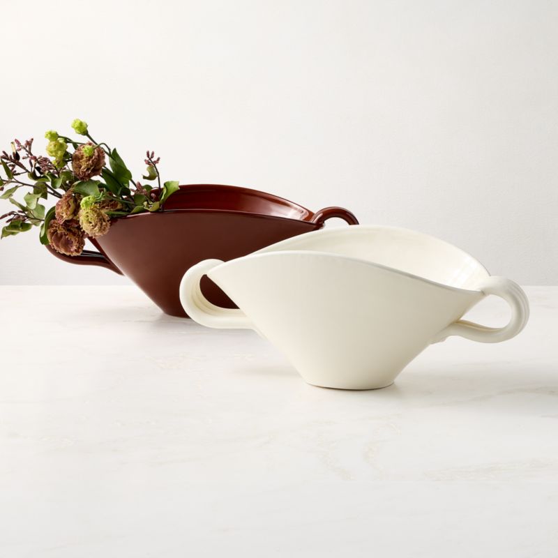 Chiara Red Ceramic Vase - image 3 of 4