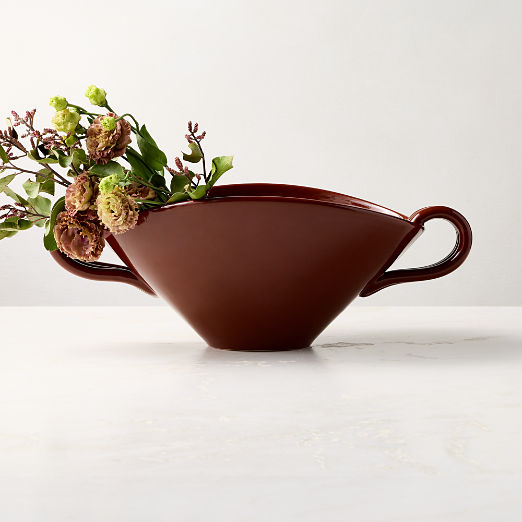 Chiara Red Ceramic Vase
