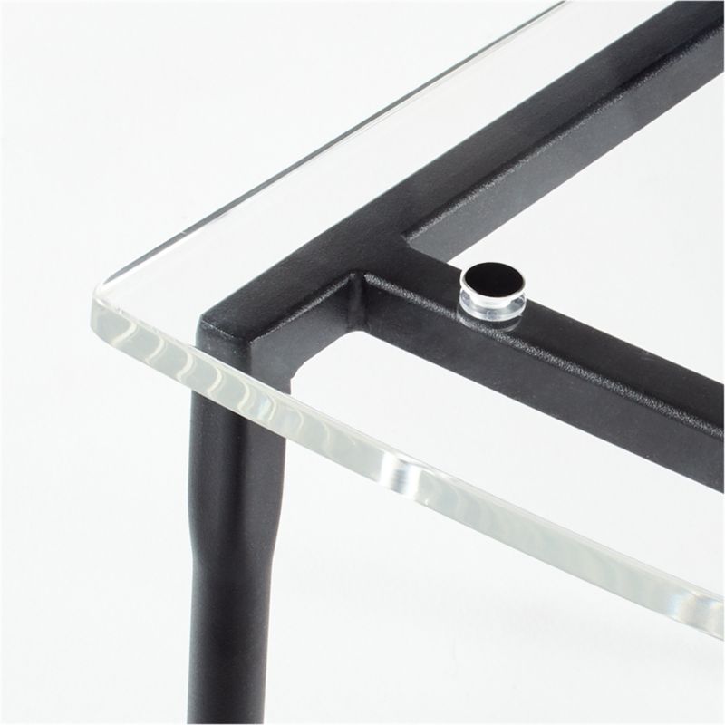 Chiaro Clear Acrylic Counter Stool with Black Legs - image 7 of 9