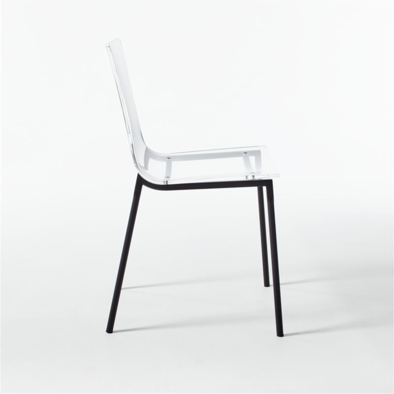 Chiaro Clear Acrylic Dining Chair with Black Legs - image 6 of 10