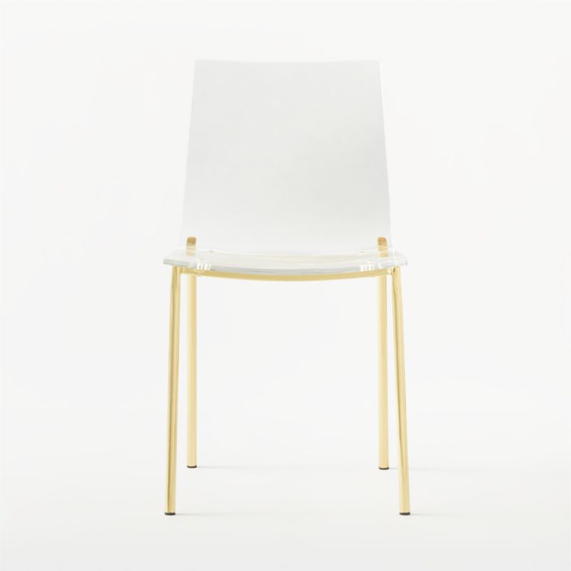 Cb2 lucite chair hot sale