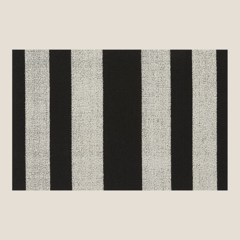 View Chilewich® Black and White Utility Mat 2'x3' details