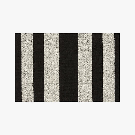 Chilewich® Black and White Utility Mat 2'x3'