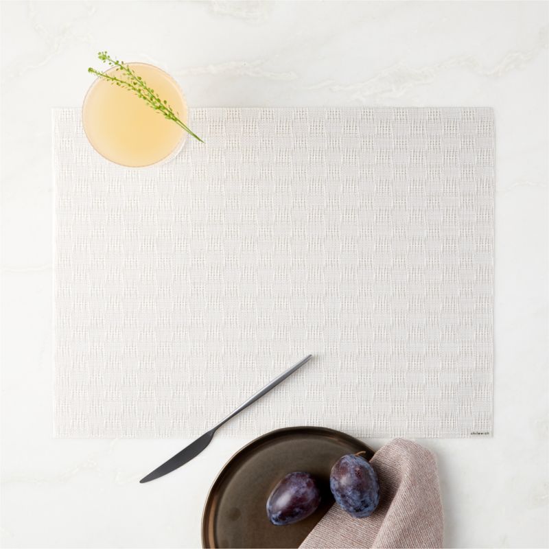 Chilewich® Woven White Vinyl Placemat - image 1 of 3