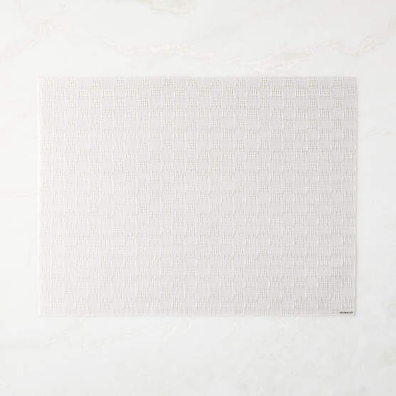 Chilewich White Boucle Utility Mat 6'x8.8' CB2