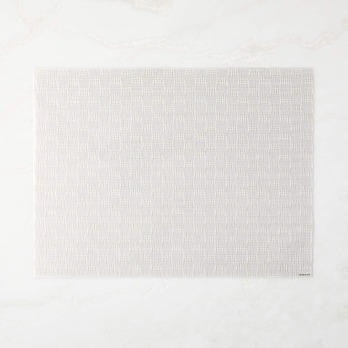 Chilewich Modern Woven White Vinyl Placemat + Reviews CB2