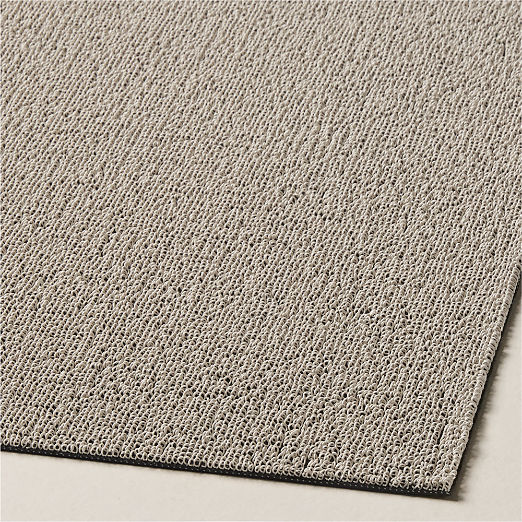 Chilewich® Solid Grey Shag Doormat 2'x3'