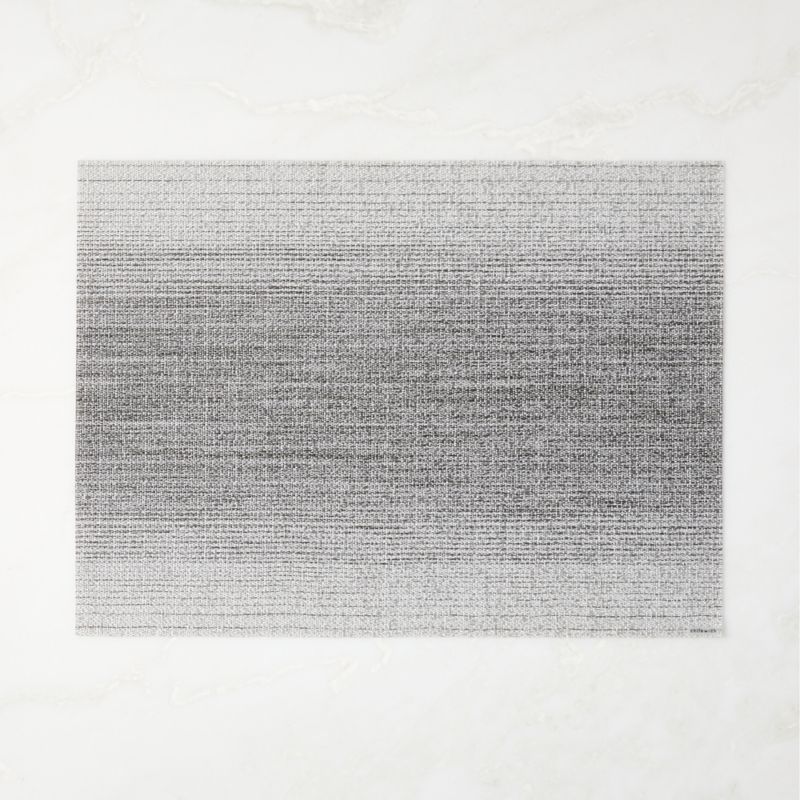 Chilewich® Woven Grey Ombre Vinyl Placemat - image 0 of 3