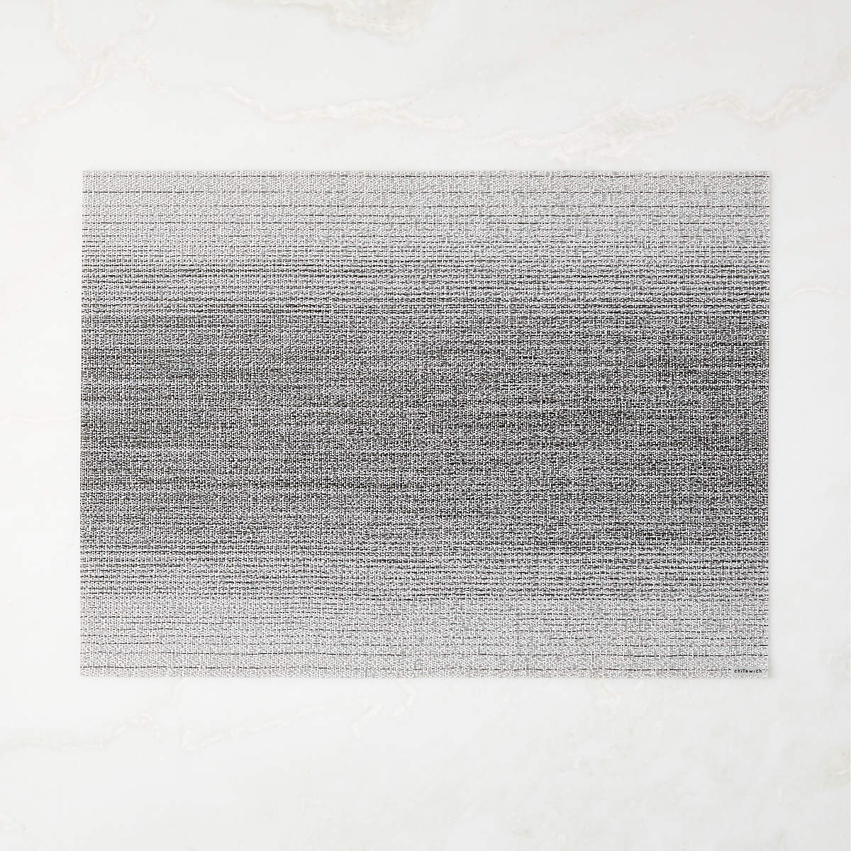 Chilewich Woven Grey Ombre Vinyl Placemat CB2