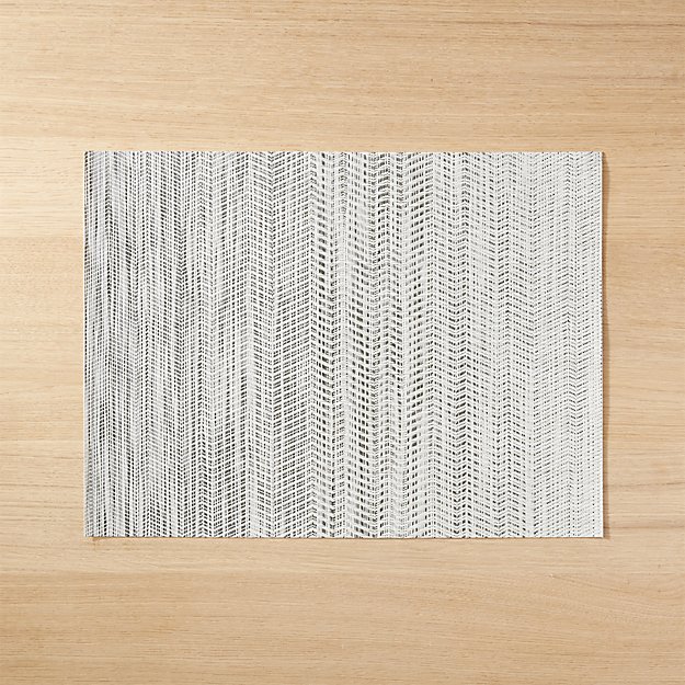 Cb2 Free Shipping >> Chilewich Wave Black And White Placemat Reviews Cb2 Cb2 Free Shipping >> Chilewich Wave Black And White Placemat Reviews Cb2