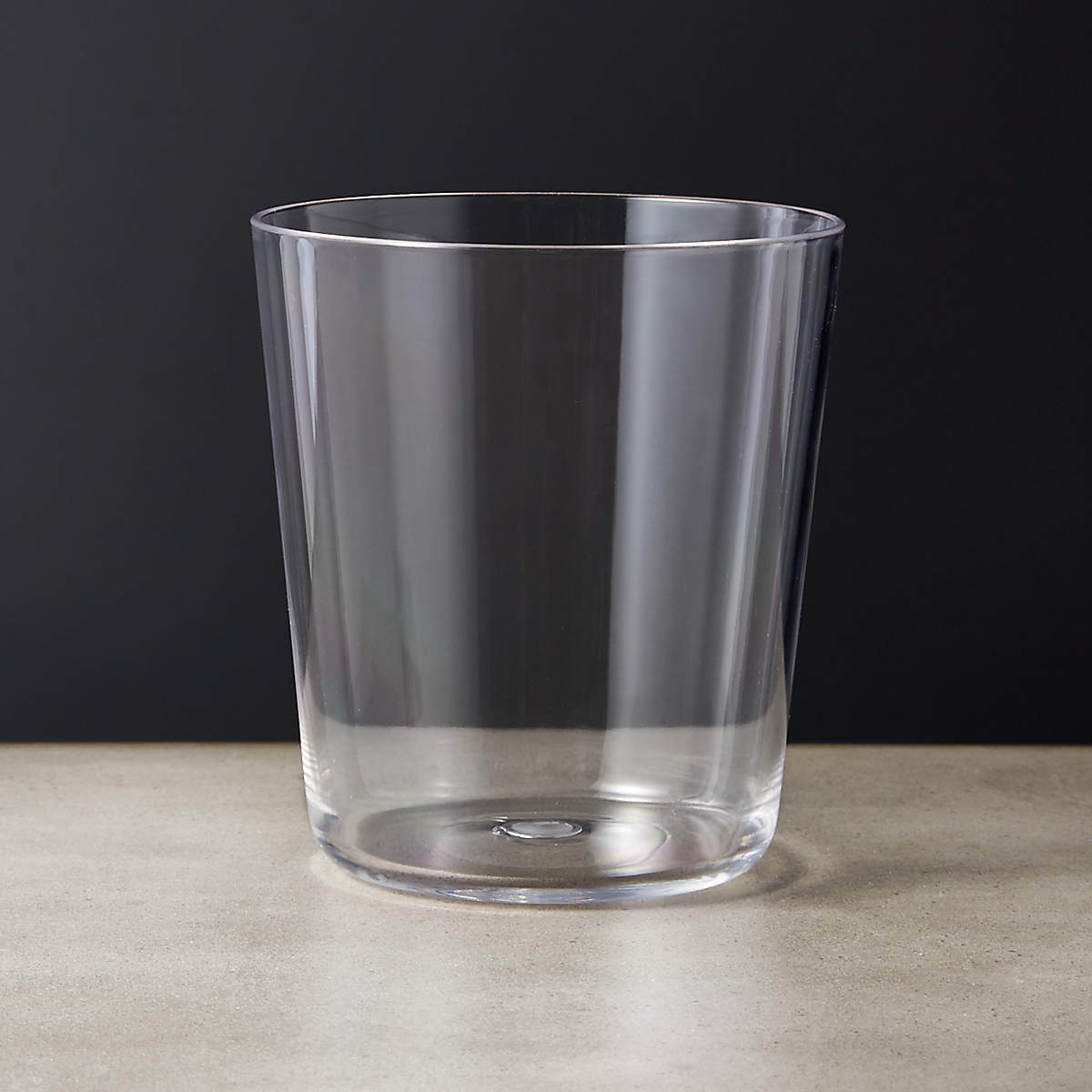 Chill Acrylic Double OldFashioned Outdoor Glass + Reviews CB2