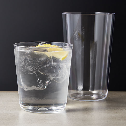 Chill Acrylic Double Old-Fashioned Glasses Set of 12