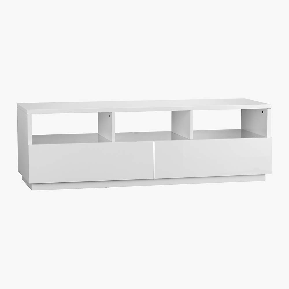 cb2 white console