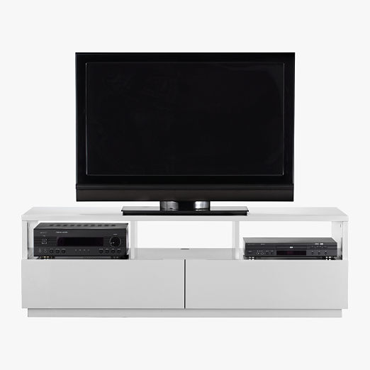 Chill 60" White High-Gloss Media Console