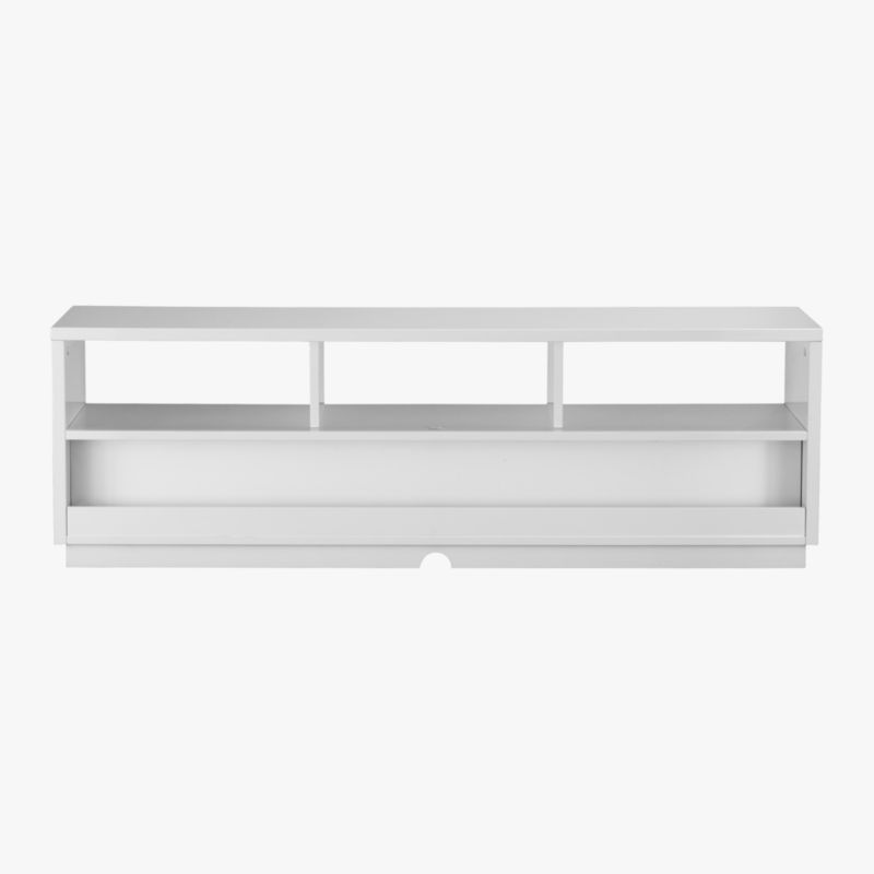 Chill 60" White High-Gloss Media Console - image 9 of 15