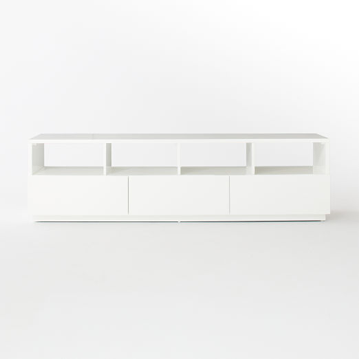 Chill 80" White High-Gloss Media Console