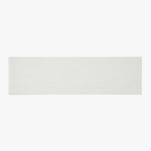 Chilewich® White Boucle Utility Mat 2.5'x9'