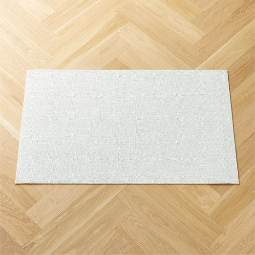 Chilewich® White Boucle Utility Mat 2'x3'