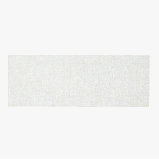 Chilewich® White Boucle Utility Mat 2'x6'