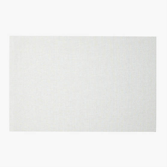 Chilewich® White Boucle Utility Mat 3.8'x6'