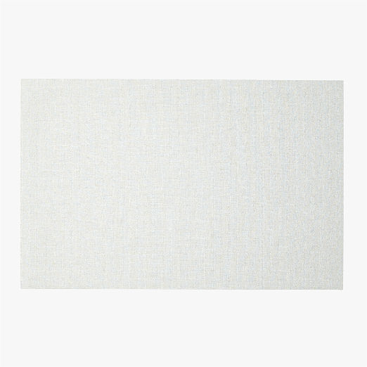 Chilewich® White Boucle Utility Mat 3.8'x6'