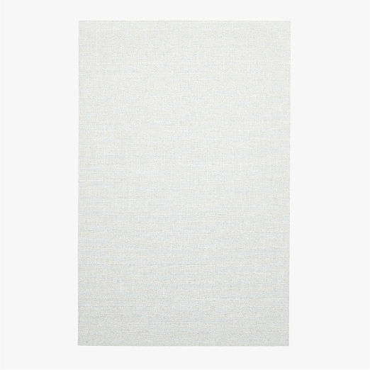 Chilewich® White Boucle Utility Mat 3.8'x6'