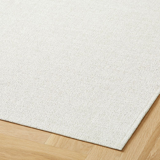 Chilewich® White Boucle Utility Mat 6'x8.8'