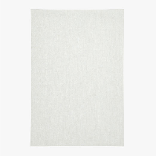 Chilewich® White Boucle Utility Mat 6'x8.8'