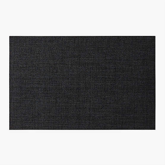 Chilewich® Black Boucle Utility Mat 2'x3'