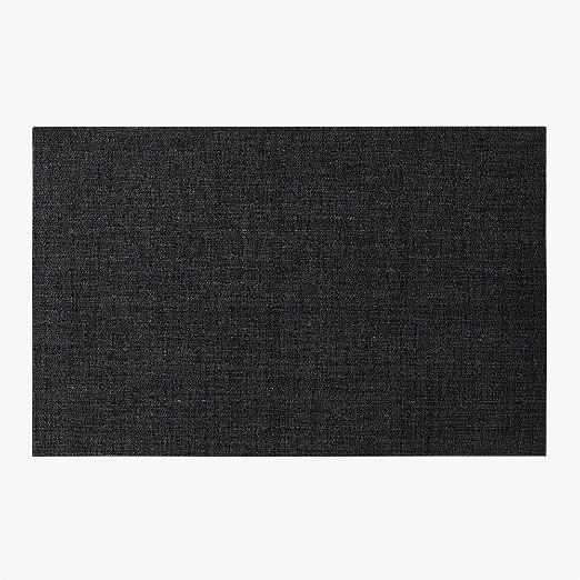 Chilewich® Black Boucle Utility Mat 2'x3'