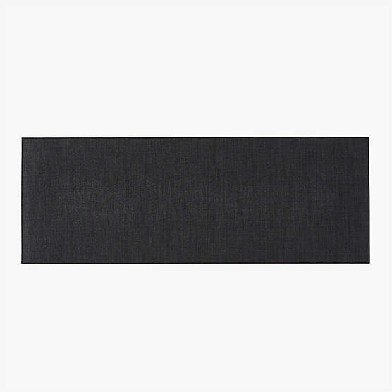 Chilewich® Black Boucle Utility Mat 2'x6'