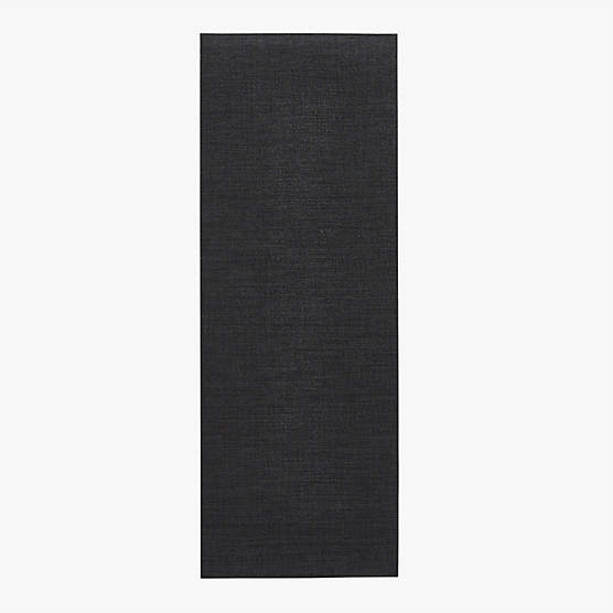 Chilewich® Black Boucle Utility Mat 2'x6'