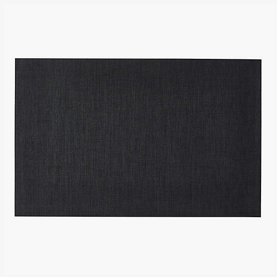 Chilewich® Black Boucle Utility Mat 3.8'x6'