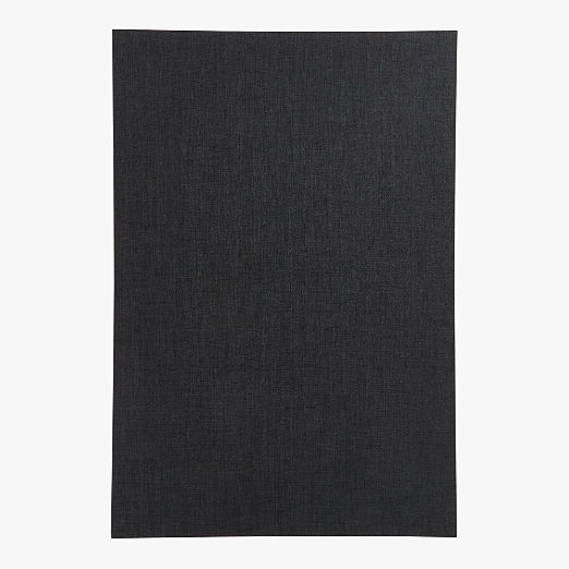 Chilewich® Black Boucle Utility Mat 6'x8.8'