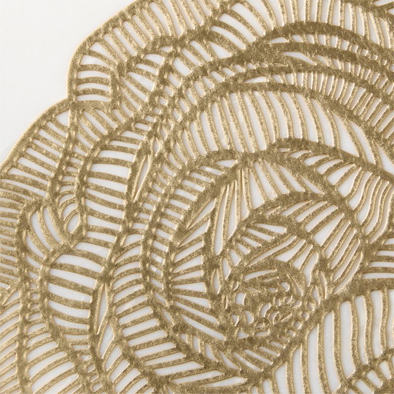 Chilewich® Pressed Rose Brass Placemat - image 1 of 4