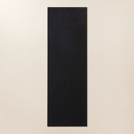 Chilewich® Solid Black Shag Runner Rug 2'x6'