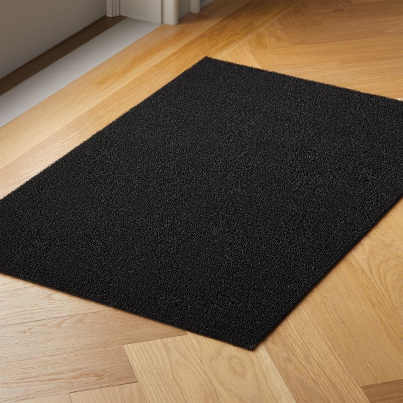 Chilewich® Solid Black Shag Utility Mat 2'x3' - image 1 of 4