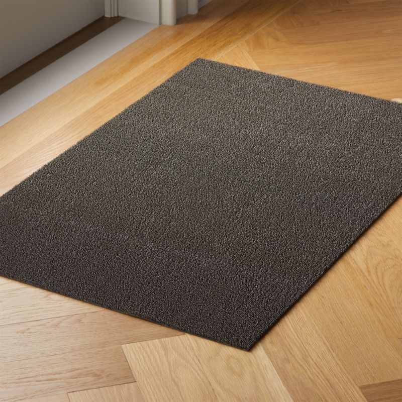 Chilewich Modern Solid Black Shag Utility Mat 2'x3' + Reviews