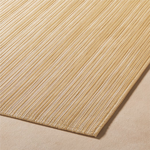 Chilewich Rib Weave Butterscotch Floormat 2'x6'